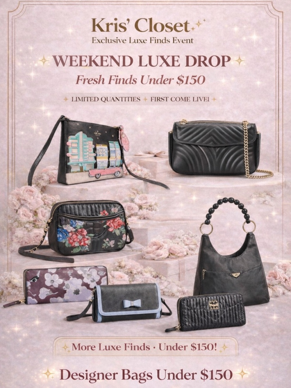 Designer Bags Under $150 Coach Kate Spade Tory Burch Gucci Drop